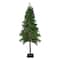 7ft. Pre-Lit Alpine Artificial Christmas Tree, Multicolor Lights